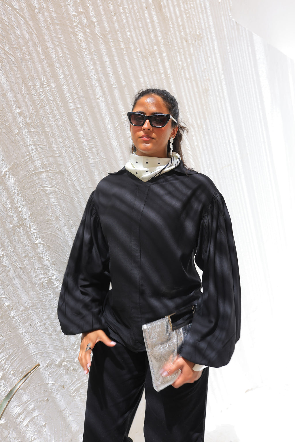 Puff Queen Black & Comfy Pants Black