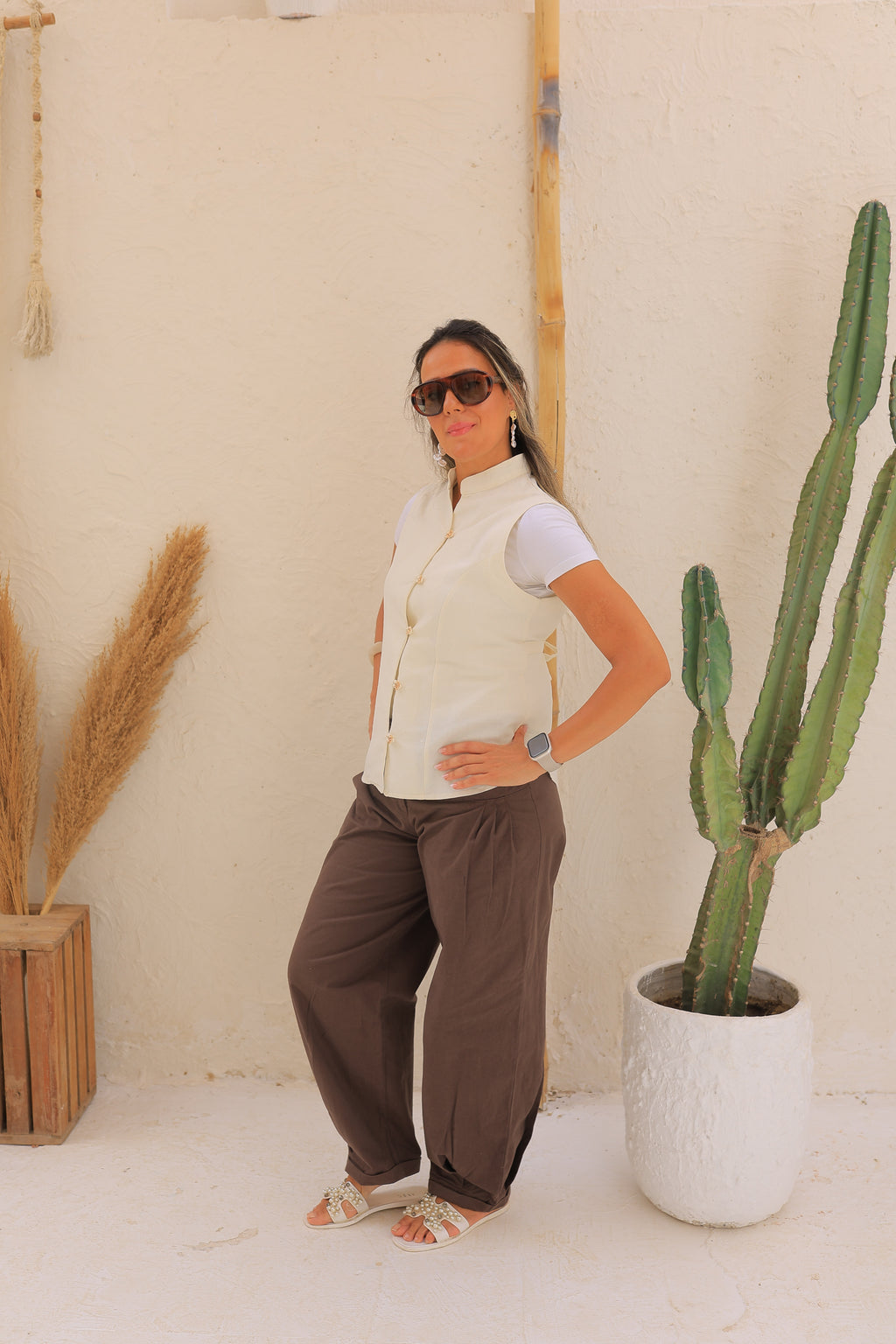 Boss Vest & Comfy Pants Brown