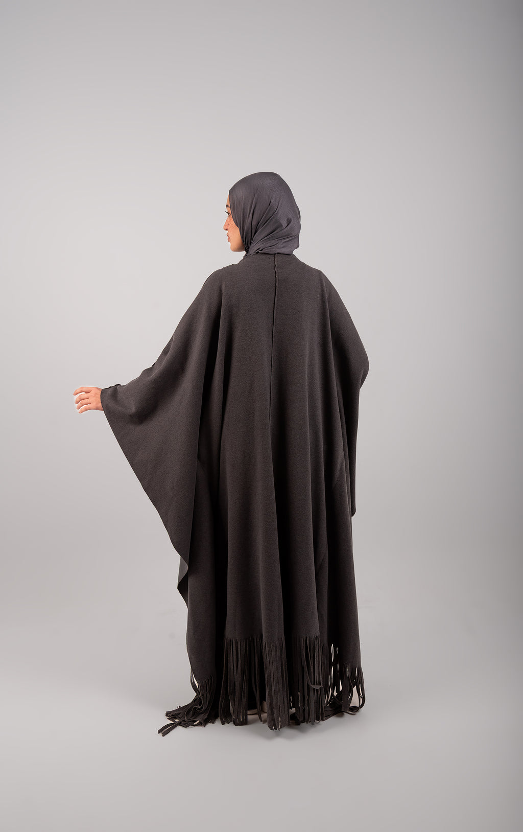 The Fringed Kaftan (Grey)