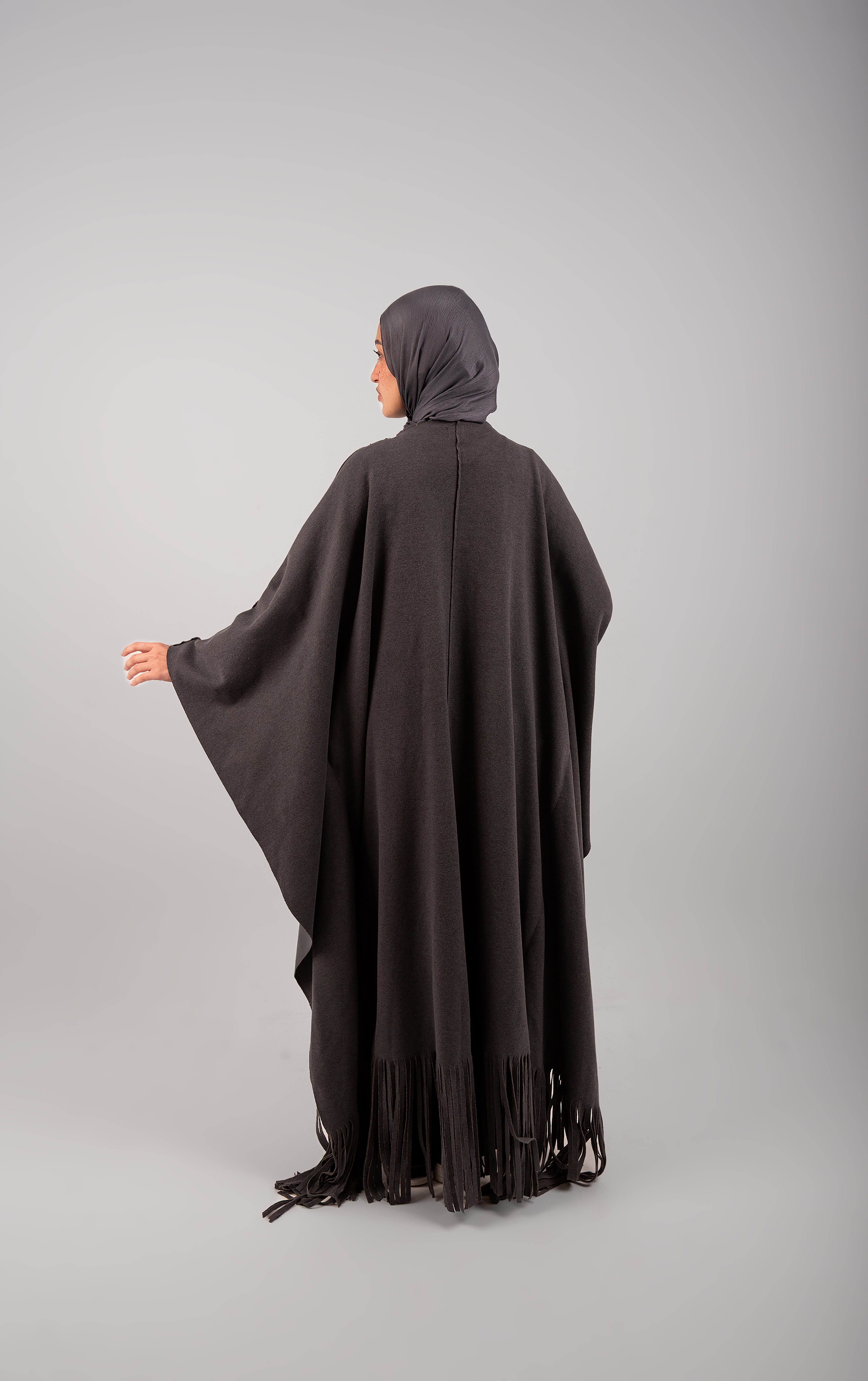 The Fringed Kaftan (Grey)