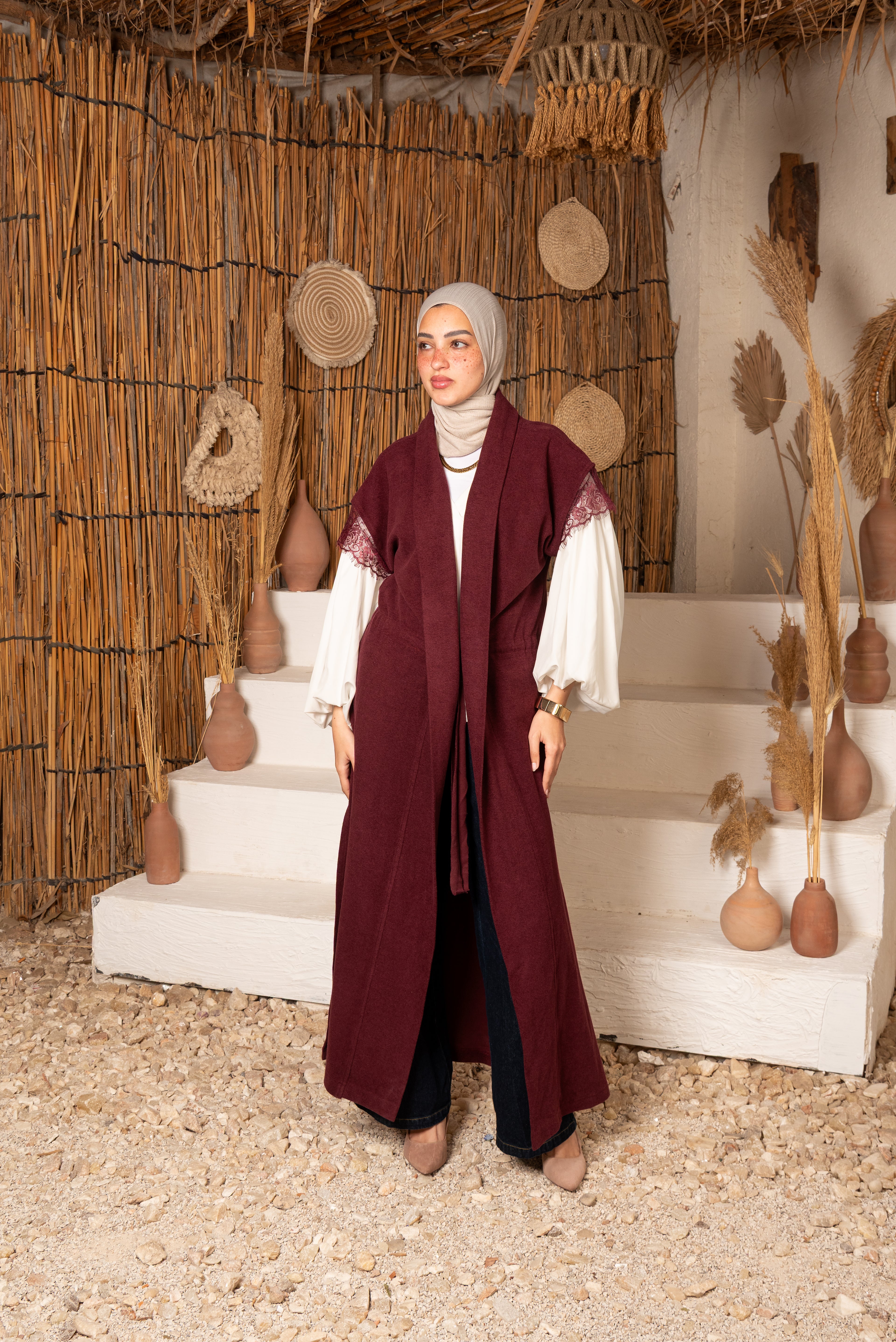 The Cashmere Cardigan (Burgandy)