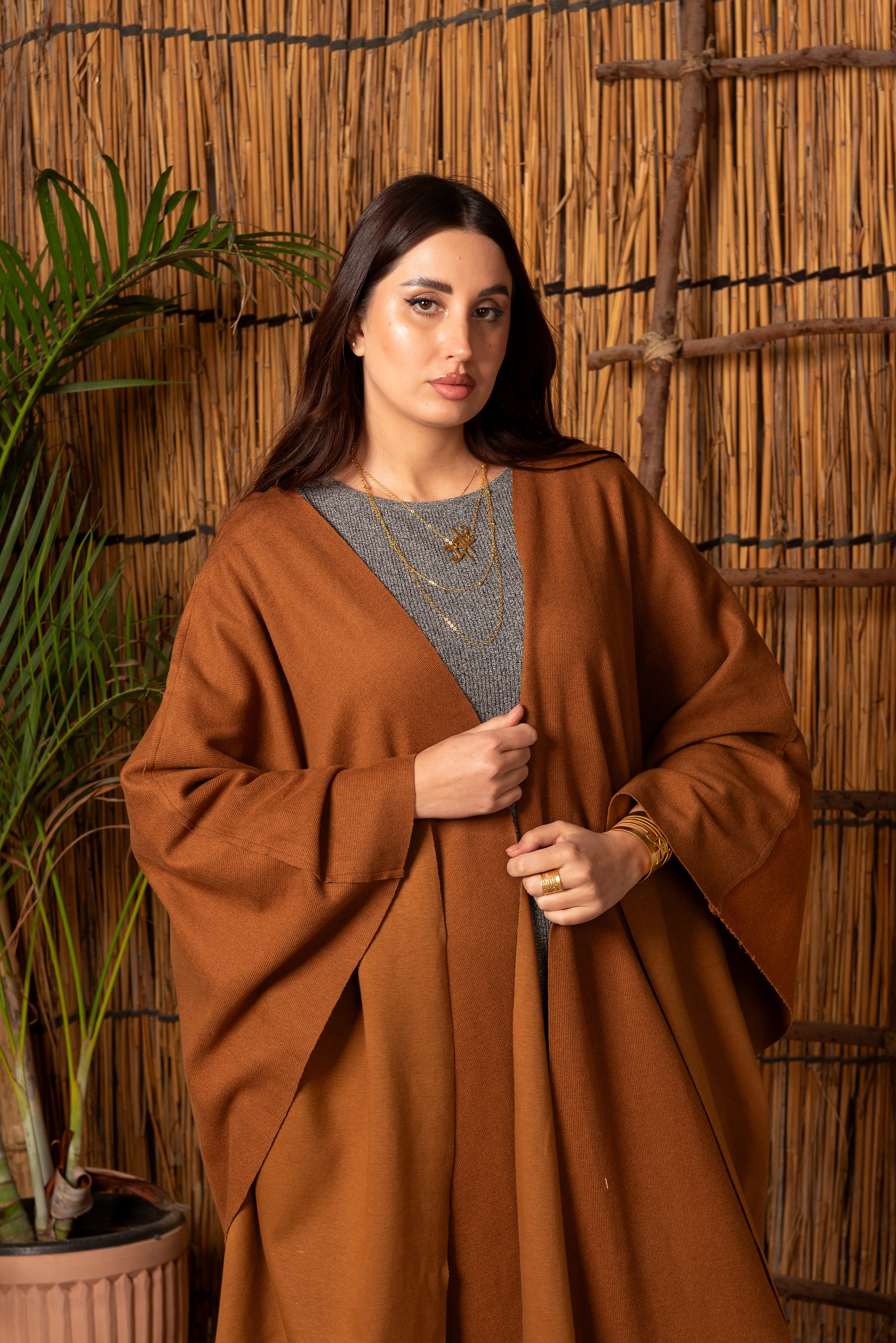 The Fringed Kaftan (Camel)