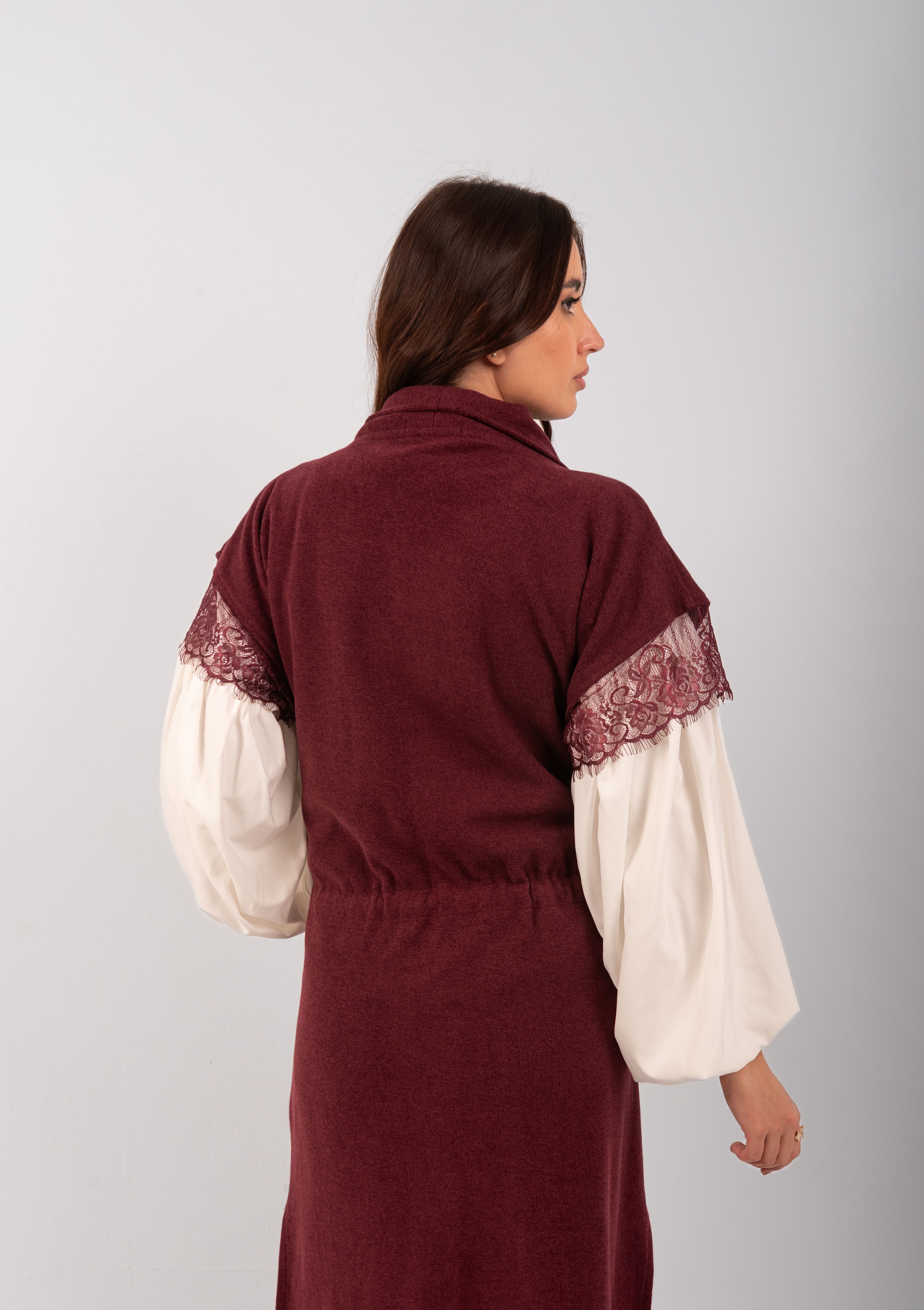 The Cashmere Cardigan (Burgandy)